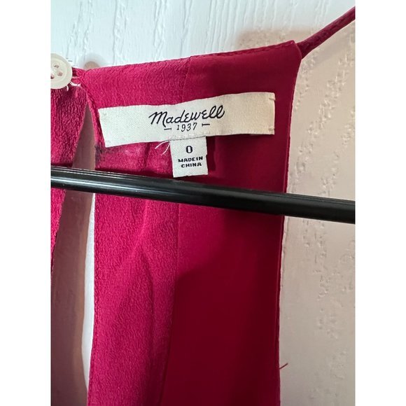 Madewell Silk lining Spaghetti Strap Summer Dress Size 0 - Picture 2 of 4